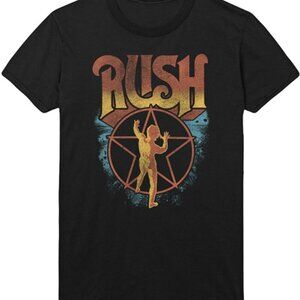 Rush Logo And Starman Progressive Rock Band Music Fan Shirt 91